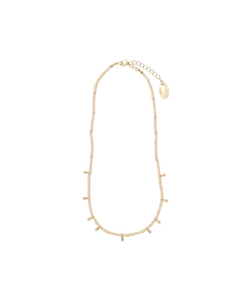 ROSE BUD（ローズバッド）の「COLOR BEADS NECKLACE（ネックレス・レディース・ブラウン/ホワイト・ONE SIZE）」の9枚目の写真