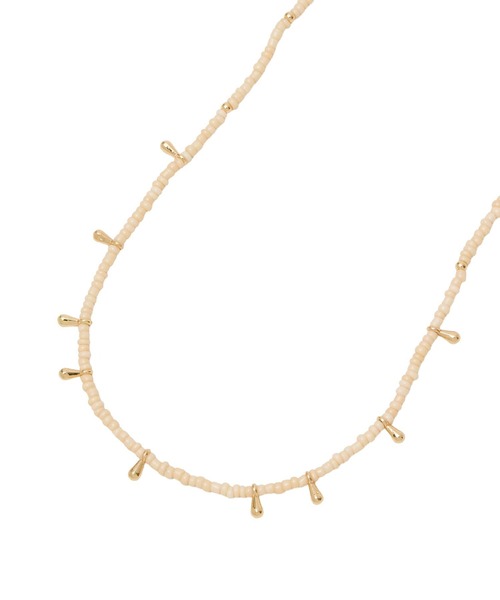 ROSE BUD（ローズバッド）の「COLOR BEADS NECKLACE（ネックレス・レディース・ブラウン/ホワイト・ONE SIZE）」の10枚目の写真