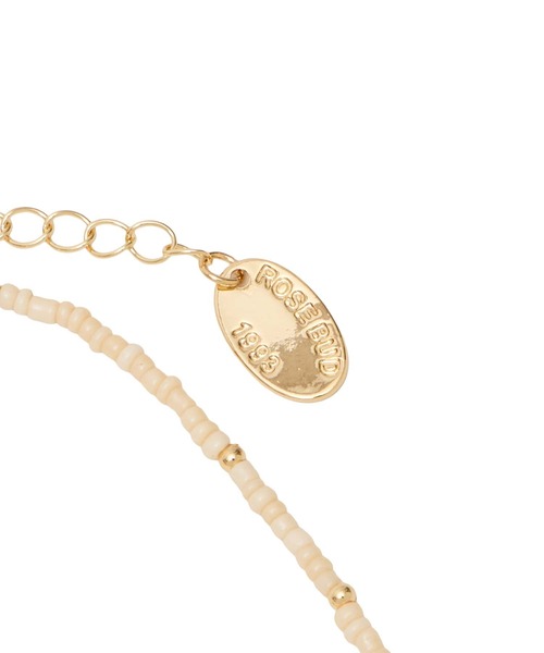 ROSE BUD（ローズバッド）の「COLOR BEADS NECKLACE（ネックレス・レディース・ブラウン/ホワイト・ONE SIZE）」の12枚目の写真
