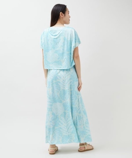 Kahiko(カヒコ)の「【Kahiko】クアキニトップス&ノースリーブワンピース2点セット(ワンピース・レディース・ブラック/ベージュ/カーキ/ブルー/ミント・FREE)」の10枚目の写真