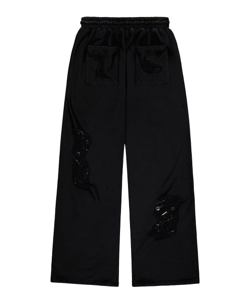 ROCKCAKE（ロックケーキ）の「Creation Damage Jogger - Black（スウェットパンツ・レディース・その他・X-SMALL/SMALL）」の5枚目の写真