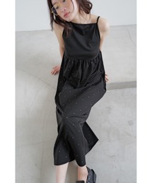 TRUNC（トランクエイティーエイト）の「Open-Back Dot Print Dress/ オープンバックドットプリントドレス（ワンピース）」