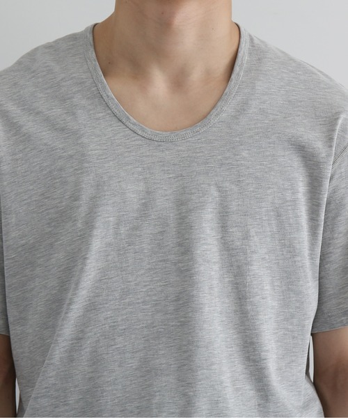 KAIKO(カイコー)の「KAIKO U neck t-shirts(Tシャツ/カットソー・メンズ・トップグレー・3/2/1)」の4枚目の写真