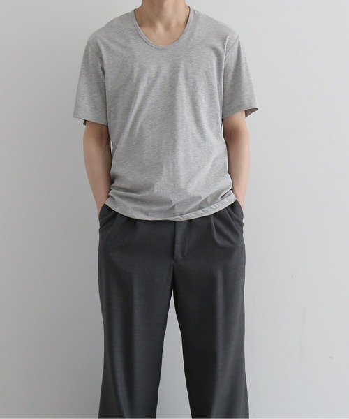 KAIKO(カイコー)の「KAIKO U neck t-shirts(Tシャツ/カットソー・メンズ・トップグレー・3/2/1)」の10枚目の写真