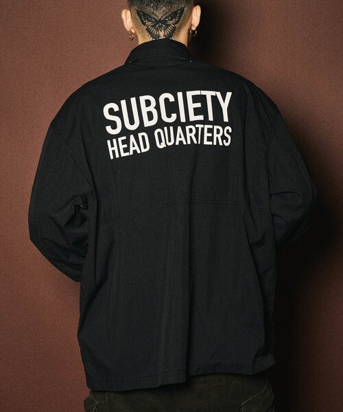 Subciety(サブサエティ)の「Mackinaw jacket(ブルゾン・メンズ・ブラック/オリーブ・LARGE/X-LARGE/SMALL/MEDIUM)」の2枚目の写真
