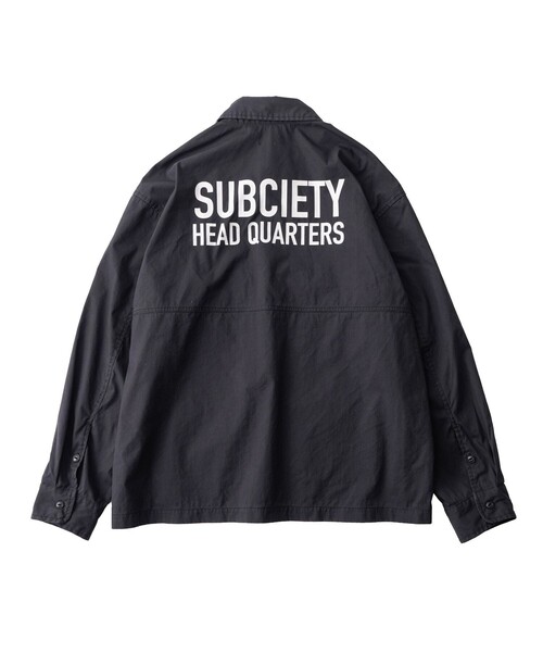Subciety(サブサエティ)の「Mackinaw jacket(ブルゾン・メンズ・ブラック/オリーブ・LARGE/X-LARGE/SMALL/MEDIUM)」の3枚目の写真