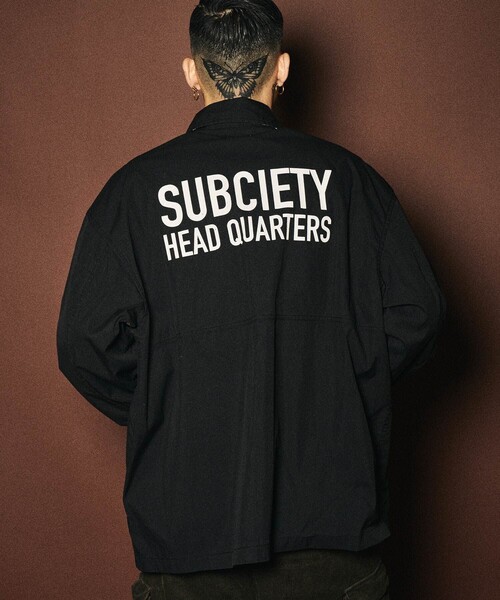 Subciety(サブサエティ)の「Mackinaw jacket(ブルゾン・メンズ・ブラック/オリーブ・LARGE/X-LARGE/SMALL/MEDIUM)」の5枚目の写真