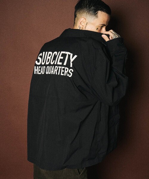Subciety(サブサエティ)の「Mackinaw jacket(ブルゾン・メンズ・ブラック/オリーブ・LARGE/X-LARGE/SMALL/MEDIUM)」の6枚目の写真
