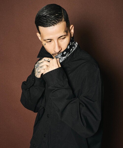 Subciety(サブサエティ)の「Mackinaw jacket(ブルゾン・メンズ・ブラック/オリーブ・LARGE/X-LARGE/SMALL/MEDIUM)」の8枚目の写真