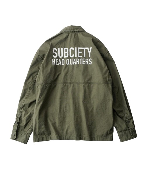 Subciety(サブサエティ)の「Mackinaw jacket(ブルゾン・メンズ・ブラック/オリーブ・LARGE/X-LARGE/SMALL/MEDIUM)」の10枚目の写真