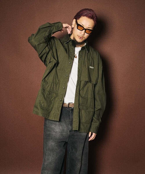 Subciety(サブサエティ)の「Mackinaw jacket(ブルゾン・メンズ・ブラック/オリーブ・LARGE/X-LARGE/SMALL/MEDIUM)」の12枚目の写真