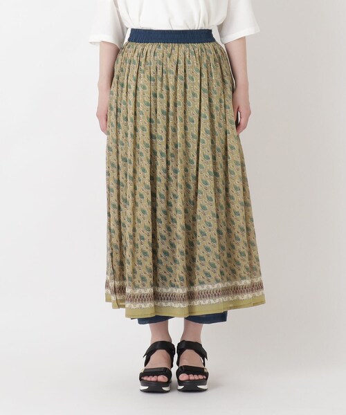 one'sterrace(ワンズテラス)の「リゾート パンツ付スカート(スカート・レディース・ブルー系その他7/ネイビー系5/ベージュ系8・02)」の19枚目の写真