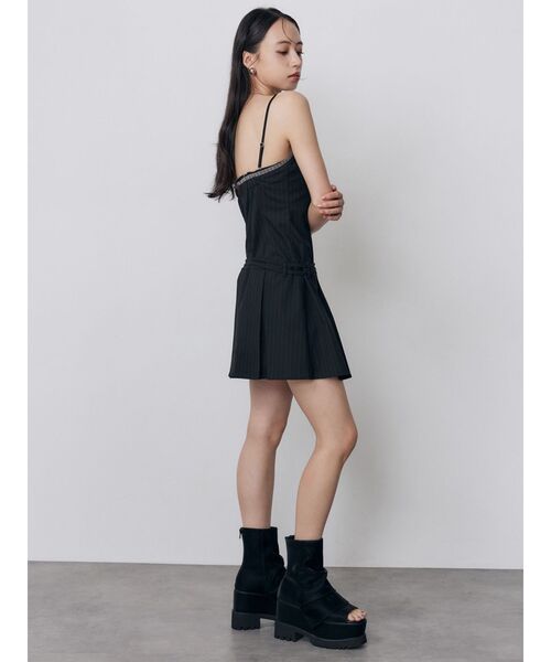 MURUA(ムルーア)の「ベロアタッチオープントゥブーツサンダル(ブーツ・レディース・ブラウン/ブラック・22.5/24.5/23.5)」の5枚目の写真