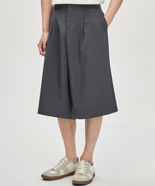 PRAIRIE(KR)(プレーリー)の「バミューダハーフスラックス(グレー)(その他パンツ・メンズ・グレー・SMALL/MEDIUM/LARGE)」の3枚目の写真