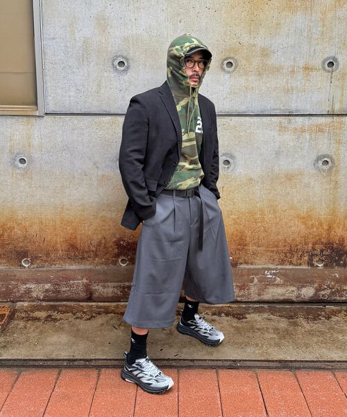 PRAIRIE(KR)(プレーリー)の「バミューダハーフスラックス(グレー)(その他パンツ・メンズ・グレー・SMALL/MEDIUM/LARGE)」の9枚目の写真