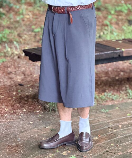 PRAIRIE(KR)(プレーリー)の「バミューダハーフスラックス(グレー)(その他パンツ・メンズ・グレー・SMALL/MEDIUM/LARGE)」の10枚目の写真