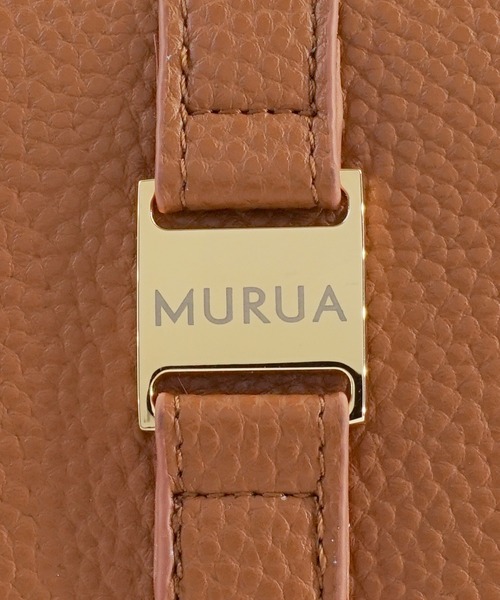 MURUA（ムルーア）の「MURUA(ムルーア)2WAYハンドバッグ MR-B1445 ロゴプレート（ハンドバッグ・レディース・アイボリー/ブラウン/ブラック・FREE）」の8枚目の写真