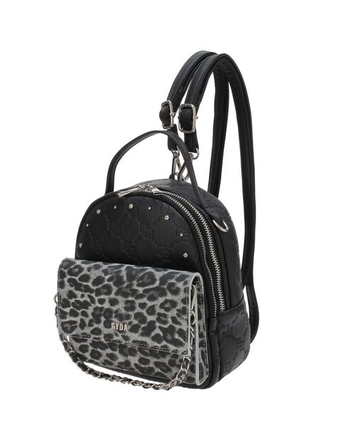 GYDA(ジェイダ)の「GYDA leopard bijou 5WAYミニリュック(バックパック/リュック・レディース・ブラウン/ブラック・FREE)」の8枚目の写真