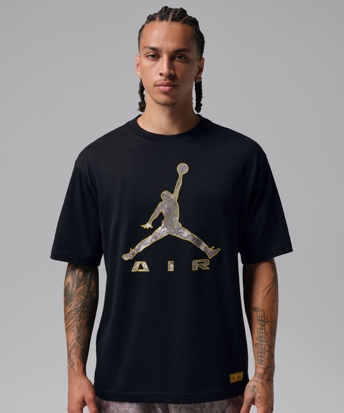 JORDAN BRAND(ジョーダンブランド)の「JORDAN BRAND M J BRK RLT SS CREW / ジョーダン ブランド BRK RLT S/S クルー/NIKE【SP】(Tシャツ/カットソー・メンズ・ブラック/ホワイト・XL/L/M/S/XXL)」の1枚目の写真