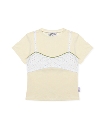 WXT100 オハナ ビスチェ Tシャツ (クリームイエロー)