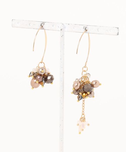 tone(トーン)の「【musk】パープルカラーのシックピアス(MA)(ピアス(両耳用)・レディース・パープル・FREE)」の9枚目の写真