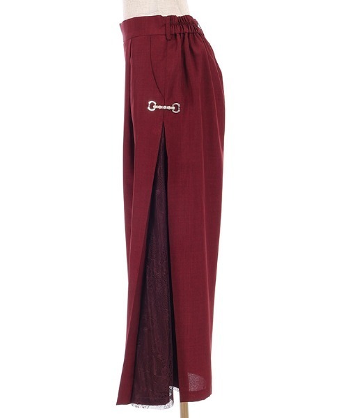 axes femme(アクシーズファム)の「接触冷感レース切替ワイドパンツ(その他パンツ・レディース・グレー/ブラック/レッド・FREE)」の14枚目の写真