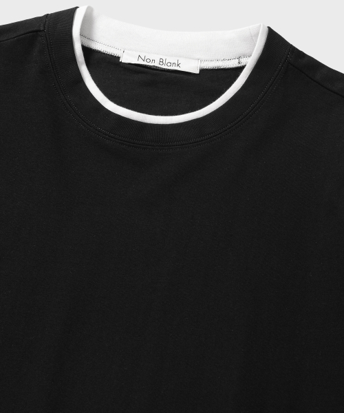 NONBLANK(ノンブランク)の「クロップHS Tシャツ_BLACK(Tシャツ/カットソー・メンズ・ブラック・MEDIUM/LARGE/X-LARGE)」の3枚目の写真
