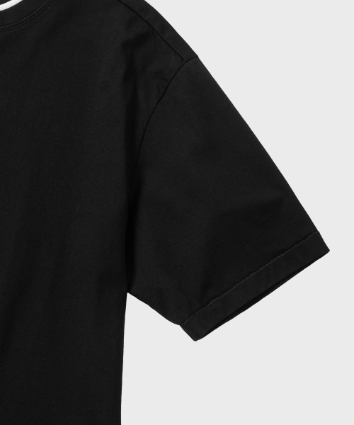 NONBLANK(ノンブランク)の「クロップHS Tシャツ_BLACK(Tシャツ/カットソー・メンズ・ブラック・MEDIUM/LARGE/X-LARGE)」の4枚目の写真