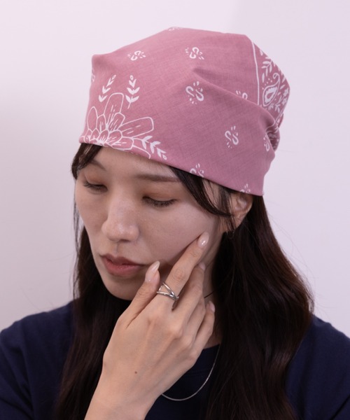 THE NORTH FACE(ザノースフェイス)の「THE NORTH FACE(ザ・ノースフェイス)/BANDANA_PAISLEY_80'S/PINE CONE(バンダナ/スカーフ・レディース・ネイビー/ライトブルー/ライトグリーン/カーキ/グリーン/ピンク/ダークブラウン・FREE)」の14枚目の写真