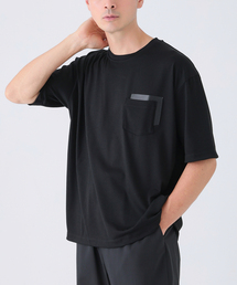 EDIFICE | レザー パッチ ウール Tシャツ(Tシャツ/カットソー)