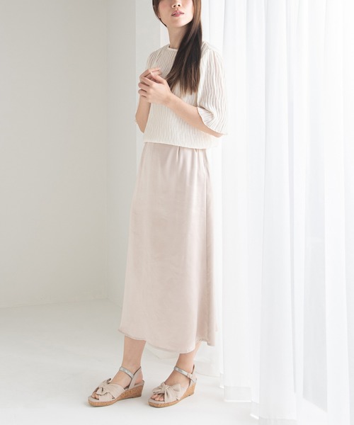 JELLY BEANS（ジェリービーンズ）の「ターバンリボンストラップウェッジサンダル(204-64200)JELLY BEANS(ジェリービーンズ)（サンダル・レディース・ブラック/シルバー/ダークブラウン/ピンク/アイボリー・M/S/L）」の17枚目の写真