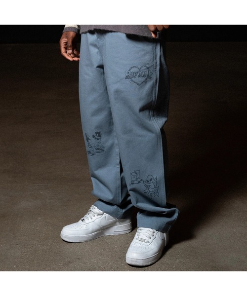 RIPNDIP(リップンディップ)の「WESTSIDE WIDE FIT PANTS(チノパンツ・メンズ・ブルー系その他・X-SMALL/SMALL/LARGE/X-LARGE)」の6枚目の写真