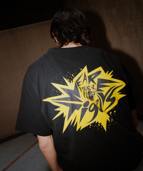 ROOPTOKYO（ループトウキョウ）の「AYT×阪神タイガース プリントデザイン グラフィック 半袖Tシャツ 野球 ベースボール メンズ 2026年夏 夏服（Tシャツ/カットソー・メンズ・ホワイト/ブラック・M/L/XL）」の2枚目の写真