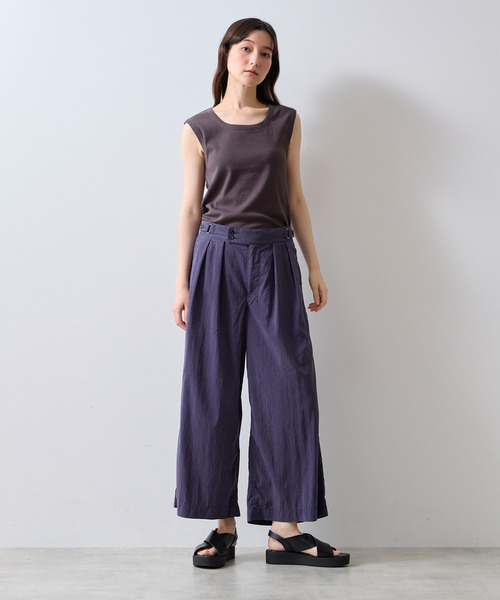 LOGEMENT DE CLAIRE(ロジュモンドクレール)の「ノースリーブプルオーバー(Tシャツ/カットソー・レディース・ブラック/チャコールグレー/オフホワイト・FREE)」の16枚目の写真