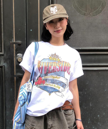 リバーサイドシティTシャツ_ホワイト