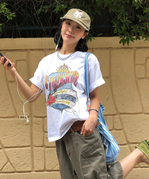 URBANDTYPE(アーバンディタイプ)の「リバーサイドシティTシャツ_ホワイト(Tシャツ/カットソー・レディース・その他・SMALL/MEDIUM)」の3枚目の写真