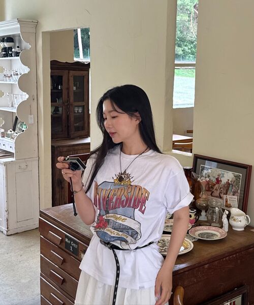 URBANDTYPE(アーバンディタイプ)の「リバーサイドシティTシャツ_ホワイト(Tシャツ/カットソー・レディース・その他・SMALL/MEDIUM)」の13枚目の写真