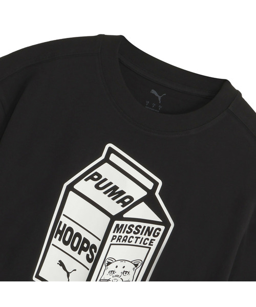 PUMA(プーマ)の「PUMA プーマ メンズ バスケットボール ジュニア ヴァーシティ 半袖 Tシャツ(Tシャツ/カットソー・メンズ・バーガンディー/ブラック・X-LARGE/SMALL/MEDIUM/LARGE/X-SMALL)」の6枚目の写真