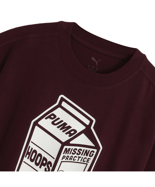 PUMA(プーマ)の「PUMA プーマ メンズ バスケットボール ジュニア ヴァーシティ 半袖 Tシャツ(Tシャツ/カットソー・メンズ・バーガンディー/ブラック・X-LARGE/SMALL/MEDIUM/LARGE/X-SMALL)」の13枚目の写真