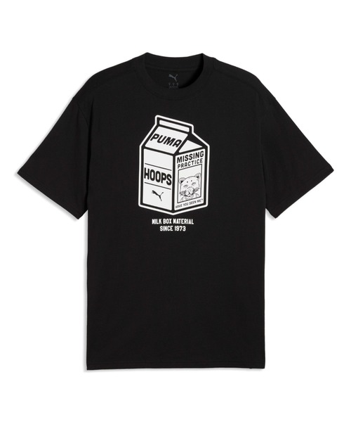 PUMA(プーマ)の「PUMA プーマ メンズ バスケットボール ジュニア ヴァーシティ 半袖 Tシャツ(Tシャツ/カットソー・メンズ・バーガンディー/ブラック・X-LARGE/SMALL/MEDIUM/LARGE/X-SMALL)」の2枚目の写真