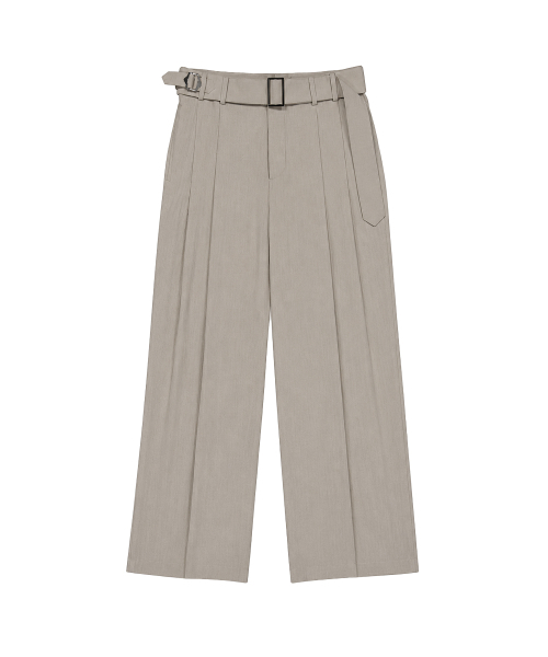 SYNQIA(シンキア)の「バックルストラップワイドトラウザーウォームグレー(スラックス・メンズ・その他・SMALL/MEDIUM/LARGE)」の3枚目の写真