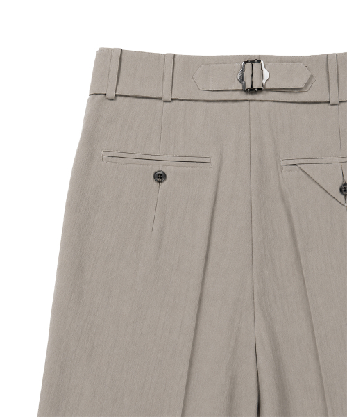 SYNQIA(シンキア)の「バックルストラップワイドトラウザーウォームグレー(スラックス・メンズ・その他・SMALL/MEDIUM/LARGE)」の8枚目の写真