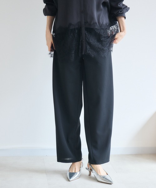 KATHARINE ROSS(キャサリンロス)の「ジョーゼットバレルパンツ(その他パンツ・レディース・チャコールグレー/ブラック・MEDIUM/LARGE)」の1枚目の写真