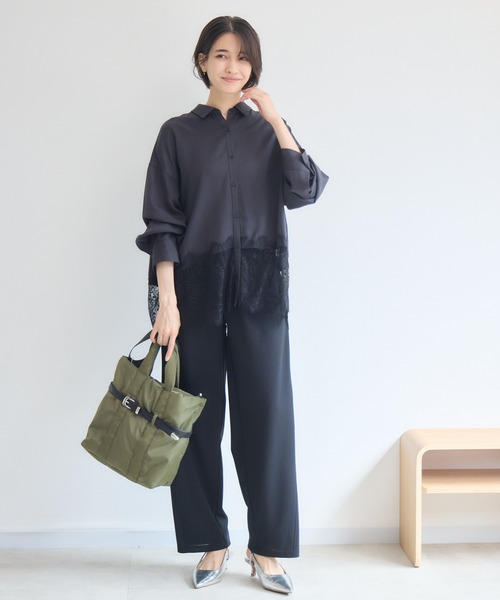 KATHARINE ROSS(キャサリンロス)の「ジョーゼットバレルパンツ(その他パンツ・レディース・チャコールグレー/ブラック・MEDIUM/LARGE)」の20枚目の写真