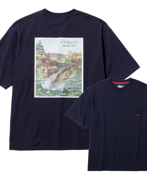 L.L.Bean(エルエルビーン)の「【JAPAN EDITION】ビーンズ 1974 カタログ・ティ(Tシャツ/カットソー・メンズ・ブラウン/ネイビー/アイボリー・LARGE/MEDIUM/SMALL)」の3枚目の写真