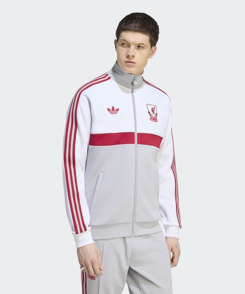 adidas(アディダス)の「リバプールFC オリジナルス トラックトップ / ジャージ / アディダス adidas(ジャージ・メンズ・ホワイト・LARGE/MEDIUM/X-LARGE/XXX-LARGE/SMALL/XX-LARGE)」の1枚目の写真