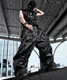 RICH（リッチ）の「【RICH】MULTI RIVET WAXED WIDE PANTS / 【RICH】ワックスコーティングリベットワイドデニムパンツ＜着用動画あり＞（デニムパンツ）」