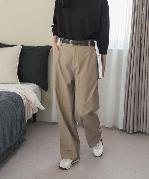 URBAN RESEARCH DOORS(アーバンリサーチドアーズ)の「ハイウエストストレッチチノパンツ(その他パンツ・レディース・ベージュ/ネイビー・SMALL/MEDIUM)」の15枚目の写真