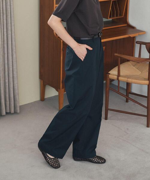 URBAN RESEARCH DOORS(アーバンリサーチドアーズ)の「ハイウエストストレッチチノパンツ(その他パンツ・レディース・ベージュ/ネイビー・SMALL/MEDIUM)」の21枚目の写真