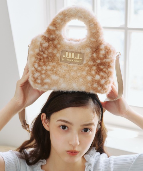 JILL by JILL STUART(ジルバイジルスチュアート)の「フラッフィートートバッグ(トートバッグ・レディース・ピンク/ブルー/ホワイト/グレー/ベージュ系その他・FREE)」の3枚目の写真